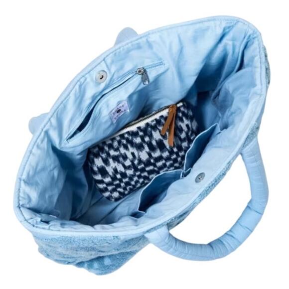 New Shade & Shore Light Blue Terry Tote - Picture 5 of 5